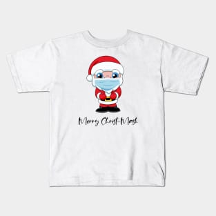 Merry Christmask face mask, quarantined Christmas 2020, Kids T-Shirt